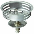 Plumb Pak Stainless Steel Replacement Basket Strainer Stopper With Threaded Post 1433-1SS